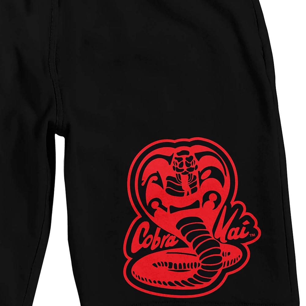Amazon.com: Cobra Kai Snake Logo Men's Black Graphic Sleep